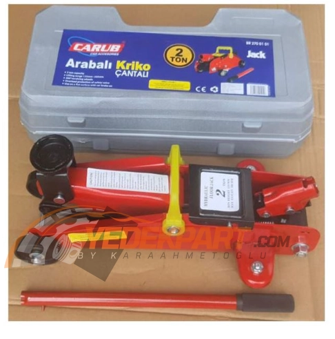 KRİKO 2 TON  ARABALI HİDROLİK CE BELGELİ KUTULU