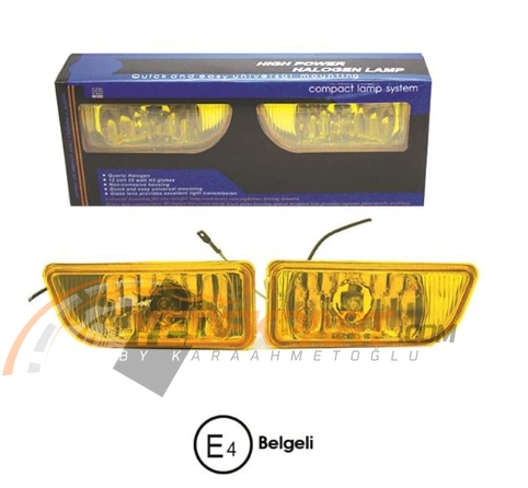 SİS LAMBASI TOYOTA TİP12V-SARI EMARK BELGELİ