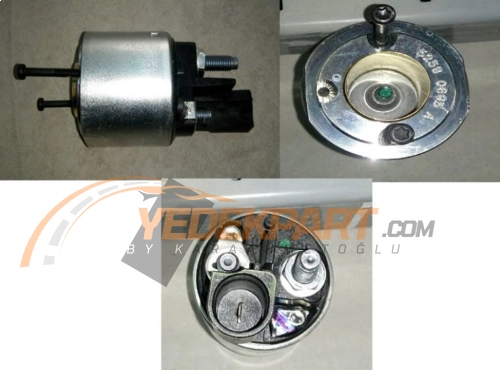 MARŞ OTOMATİĞİ 12V  VW CADDY GOLF PASSAT Y ZM1498, SNLS593, Valeo 594617, 595617, 594743, 595713 WAI 66-6718-2W YUVARLAK SOKET