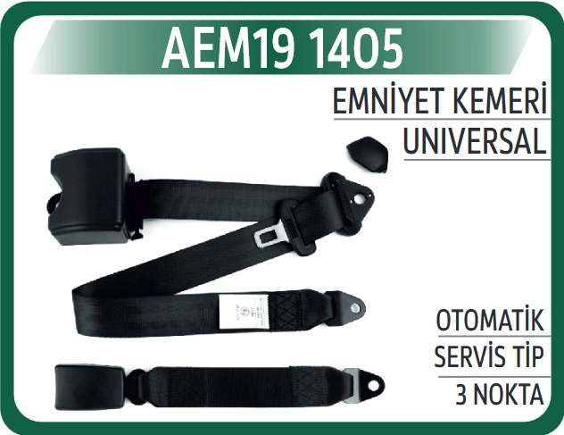 EMNİYET KEMERİ OTOMATİK SERVİS TİP 3 NOKTA