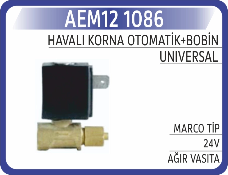 HAVALI KORNA OTOMATİC BOBİN MARCO TİP 24 V