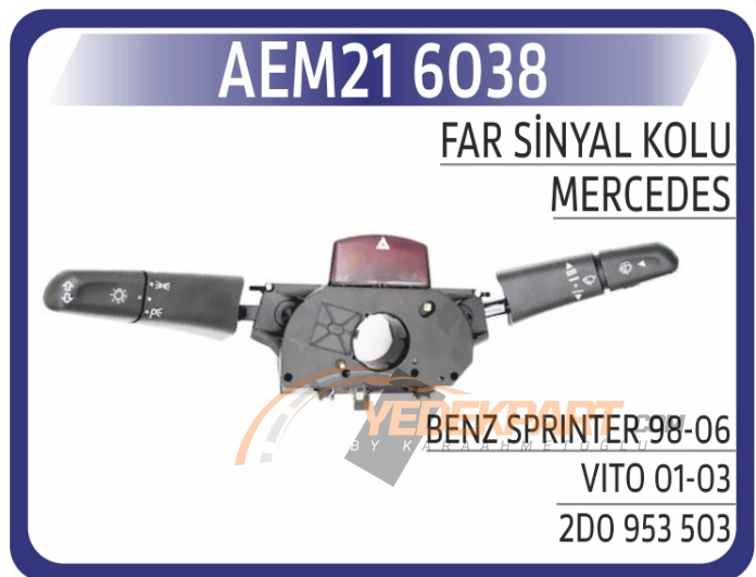 FAR SİNYAL KOLU BENZ SPRINTER 98-06 VITO 01-03