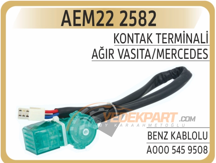 KONTAK TERMİNALİ BENZ KABLOLU