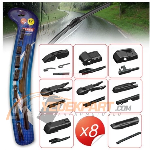 SİLGİ SÜPÜRGESİ MUZ TİP 8 APARATLI -380MM