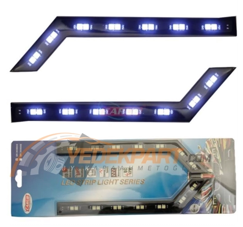 DEKOR LAMBA ESNEK OKLU 12V 7LED 18X2 CM SİYAH