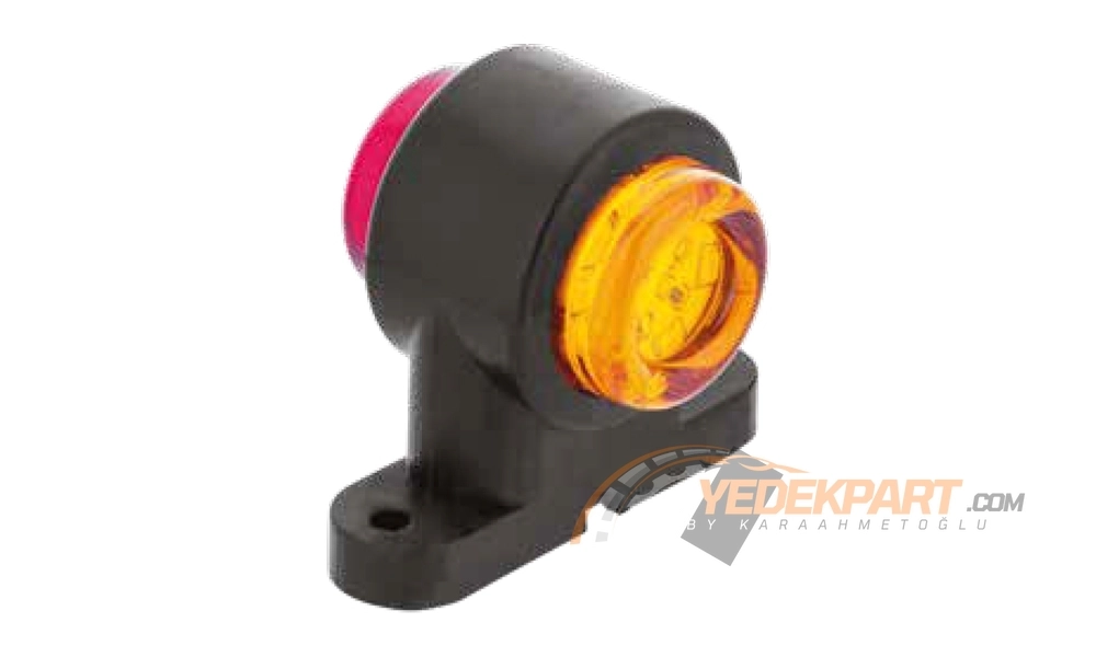 LEDLİ MİNİ TAKOZ LAMBA 12 LED SARI KIRMIZI