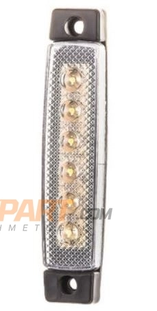 PARMAK LAMBA 6 LEDLİ BEYAZ 12V 24V