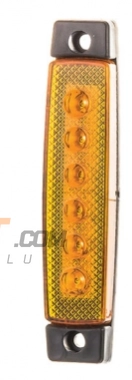 PARMAK LAMBA 6 LEDLİ SARI 12V 24V
