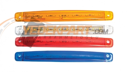 12 LEDLİ PARMAK LAMBA (UZUN TİP ) KIRMIZI