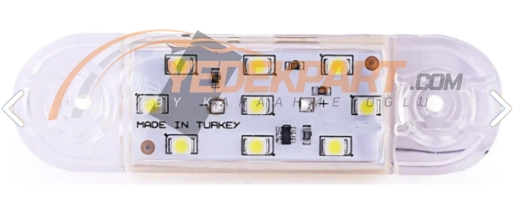 PARMAK LAMBA 9 LEDLİ BEYAZ (BASAMAK TİP)