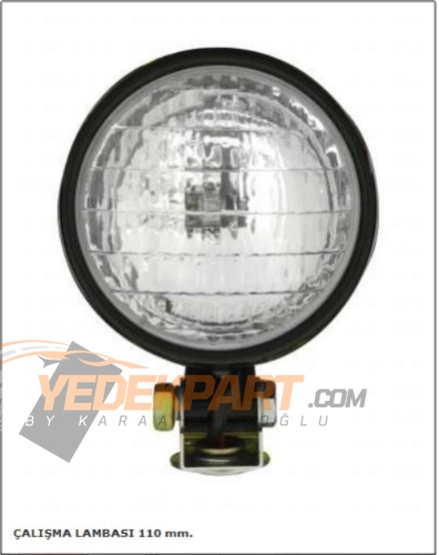 ÇALIŞMA LAMBASI YUV.KABLO ÇIKIŞLI KAUÇUK ÇERÇEVE