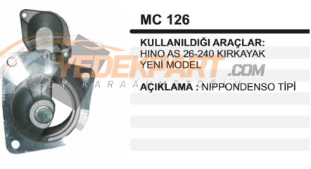 PİNYON KAPAK  JAPON TİP AS-26.200 KIRKAYAK YM