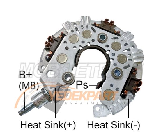 DİYOT TABLASI  N.DENSO 132MM CHEVROLET