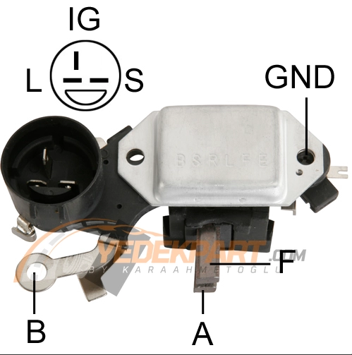 KÖMÜRLÜ KONJEKTÖR HITACHI TİP ISUZ.PICK-UP 12v