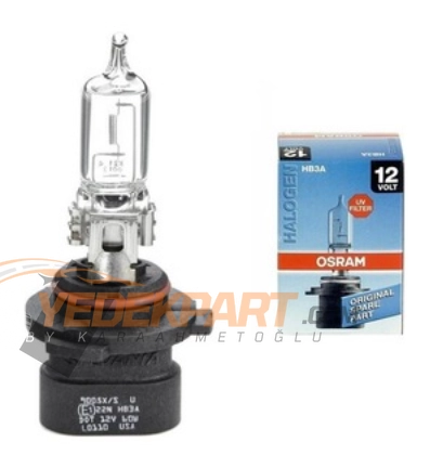 12V HB3A 60W TEK FLAMAN PLS.SOKETLİ AMPUL