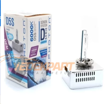 XENON 12V 24V D5S 6000K + %50 FAZLA IŞIK