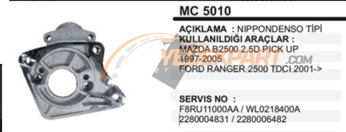 PİNYON KAPAĞI N.DENSO MAZDA YM.PIKAPFORD RANGER