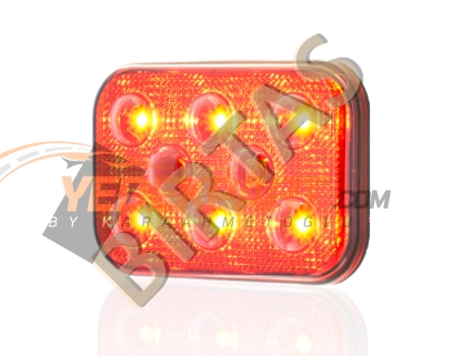 ÇAKAR LAMBA 10V-30V SBDF DİKDÖRTGEN LAMBA