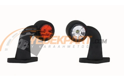 MİNİ BOYNUZ LAMBA EĞRİ 12 LEDLİ - 8CM