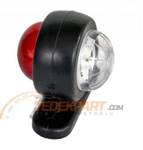 MİNİ TAKOZ LAMBA 2 LEDLİ KIRMIZI + BEYAZ