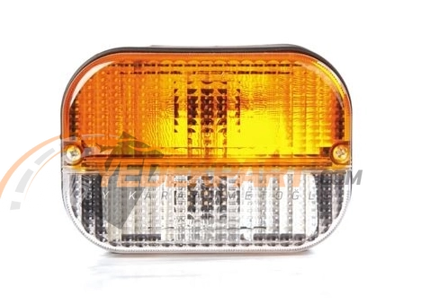 TDS SİNYAL CAMI BORU BAĞLANTILI SARI BEYAZ