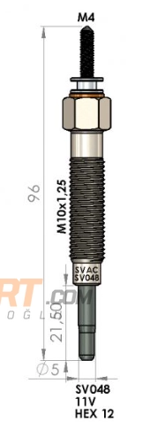 ISITMA BUJİSİ  11V  MITSUBISHI L200  HYUNDAI H100