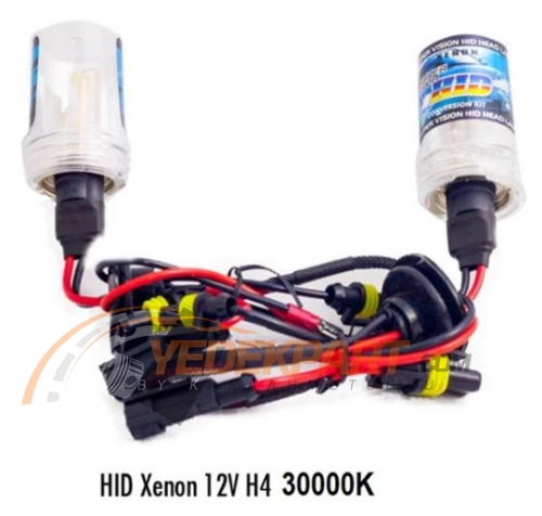 XENON  H4 AMPUL 30000K    -MAVİ