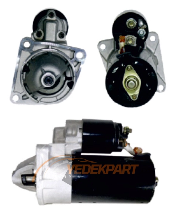 MARŞ MOTORU BOSCH T. 12V  9D  FIAT DOBLO 2000->1.9 0001108234, 0001108239