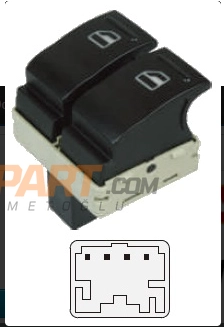 CAM ANAHTARI VW T5 YM 2001tranporter-> SURUCU TARAF AN 1910