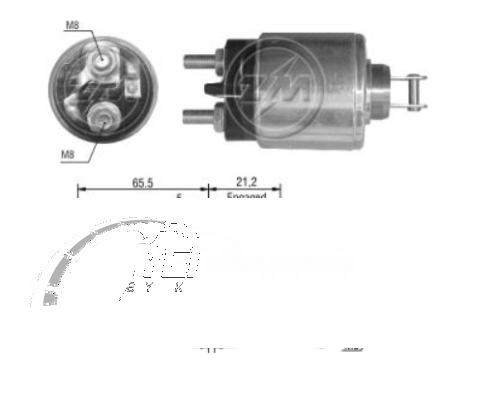 MARŞ OTOMATİĞİ PAL T. 12V LADA SAMARA   3 D.